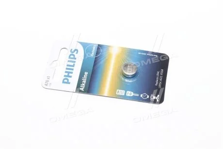 Батарейка A76 - 1.5V 1-blister (LR44 / LR1154) - Alkaline B1 PHILIPS A76/01B