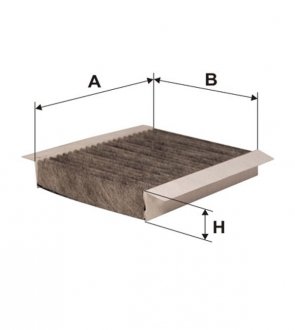 Фільтр салону вугільний WIXFILTRON WIX FILTERS WP9125