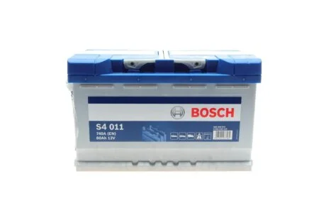 Акумулятор S4 Silver 80Ah, EN 740 правий "+" 315x175x190 (ДхШхВ) BOSCH 0 092 S40 110