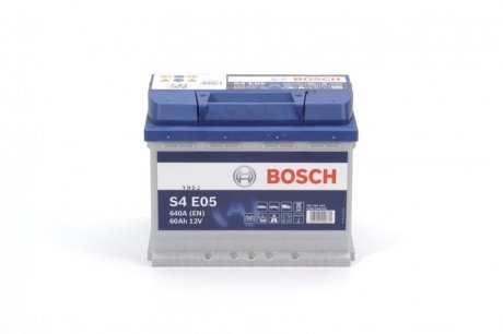 Аккумуляторная батарея 60Ah/640A (242x175x190/+R/B13) (Start-Stop EFB) BOSCH 0 092 S4E 051 (фото 1)