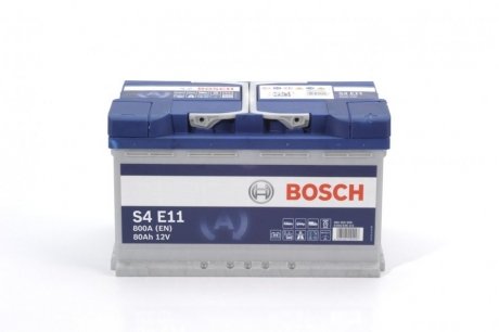 Аккумуляторная батарея 80Ah/720A (315x175x190/+R/B13) (Start-Stop EFB) BOSCH 0 092 S4E 111 (фото 1)