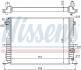 Радіатор охолоджування NISSENS 64311A (фото 1)