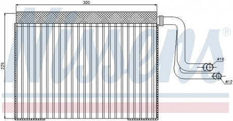 Радіатор кондиціонера NISSENS 92268