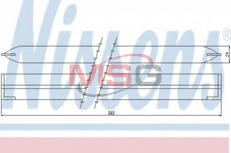 Осушувач кондиціонера NISSENS 95500