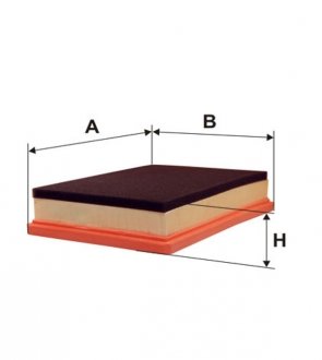 Фільтр повітряний WIXFILTRON WIX FILTERS WA6165