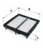 Фільтр повітряний WIXFILTRON WIX FILTERS WA9680 (фото 1)