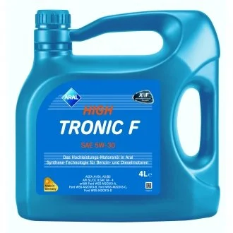 Олива моторна High Tronic F SAE 5W30 (4 Liter) AR- ARAL 1552A2