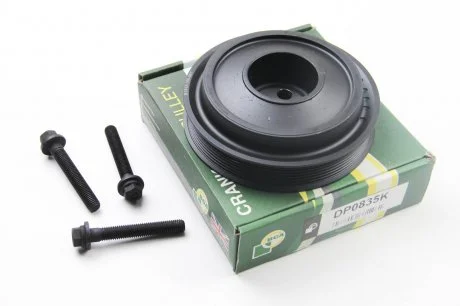 Шків колінвалу Transit (V347) 2.4TDCi 06- (+болт) BGA DP0835K