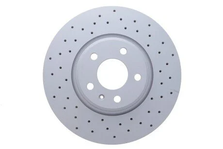 Диск гальмівний (передній) Audi A4/A5/A6/A7/Q5 07-17 (320х30) (з покриттям) (з отворами) (вент.) ZIMMERMANN 100.3355.52