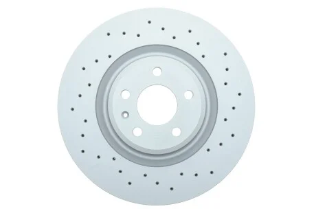 Диск тормозной (передний) Audi A4/A6 07-(345х30) (с покрытием) (с отверстием) (вент.) ZIMMERMANN 100.3356.52