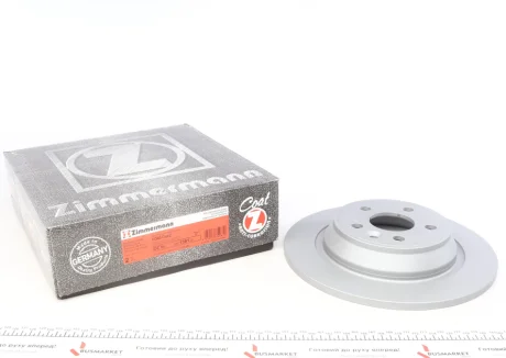 Диск тормозной (задний) Ford Focus/Galaxy/Kuga/Mondeo 08-/Range Rover 11-(302x11) (с покрытием) ZIMMERMANN 250.1361.20