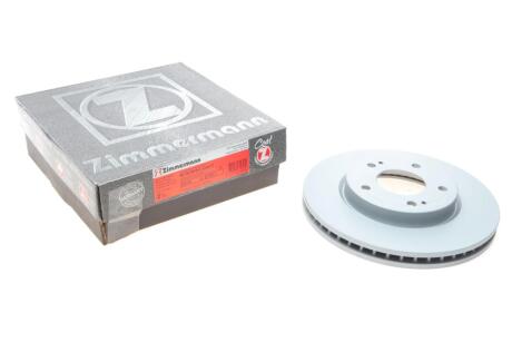 Диск тормозной (передний) Mitsubishi Lancer 08- (276x26) ZIMMERMANN 380.2170.20