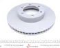Диск тормозной (передний) Toyota Land Cruiser 3.0-4.0 D 02-10 (338x28) (с покрытием) (вентилированный) ZIMMERMANN 590.2586.20 (фото 6)