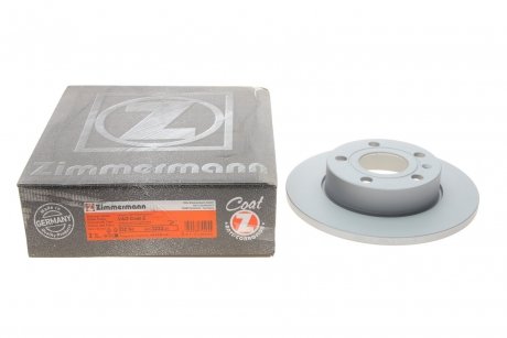 Диск тормозной (задний) VW Caddy III 04-15 (256x12) (с покрытием) (полный) ZIMMERMANN 600.3222.20