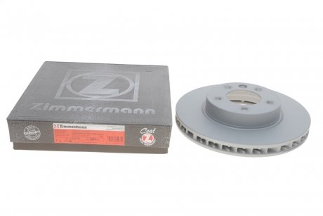 Диск тормозной (передний) Porsche Cayenne/VW Touareg 02- (330x32) (R) (с покрытием) (вентилированный) ZIMMERMANN 600.3225.20