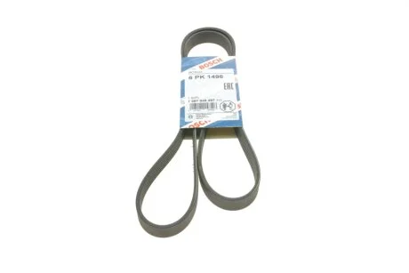 Ремінь генератора Mitsubishi L200 2.5DI-D 05-15 (6PK1496) BOSCH 1 987 948 497