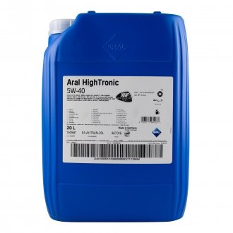 Олива моторна High Tronic SAE 5W40 (20 Liter) AR- ARAL 1505B1