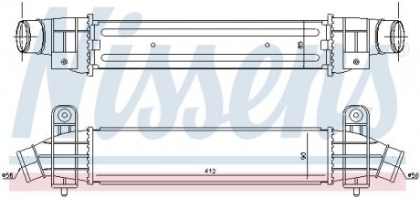 Радіатор наддуву NISSENS 96702