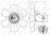 Вентилятор радиатора кондиционера VW Caddy II/Golf II-III/Passat 1.0D-2.0 80-02 NRF 47429 (фото 2)