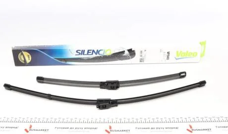 Щітки склоочисника (600/450 мм) Dacia Duster 10- (Silencio) Valeo 577940