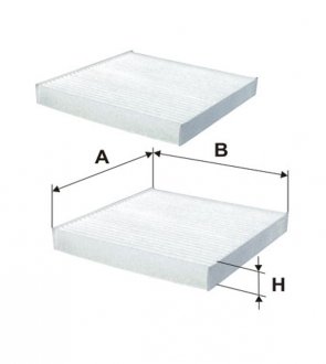 Фільтр салону WIXFILTRON WIX FILTERS WP2076 (фото 1)