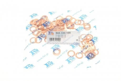 Прокладка трубки подачи масла в турбину MB OM611-612 (10x16) (к-кт 100 шт) Fischer Automotive One (FA1) 944.330.100