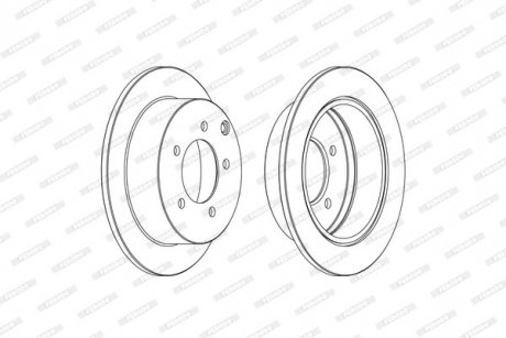 Диск гальмівний FERODO DDF1986C