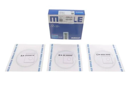 Кільця поршневі Citroen C2/C3/C4/Peugeot 206/207/307 1.4 16V 03 (75.00mm/STD) (1.2-1.5-2.5) MAHLE / KNECHT 040 25 N0