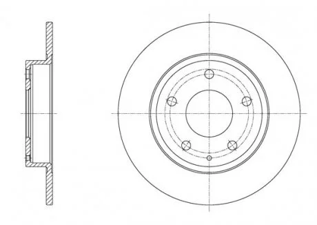 Диск гальмівний REMSA 61575.00