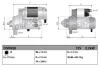 Стартер (12В, 2,2кВт, новий із заставою) TOYOTA AVENSIS VERSO, CARINA E VI, COROLLA, COROLLA VERSO, PICNIC, PREVIA II, RAV 4 II 2.0D/2.2D 04.92-02.07 DENSO DSN928 (фото 3)