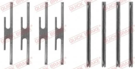 Монтажний компл.,гальм.колодки QB109-1072 QUICK BRAKE 109-1072