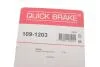 Комплект прижимних планок гальмівного супорту QUICK BRAKE 109-1203 (фото 2)