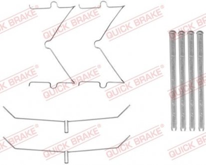 Монтажний компл.,гальм.колодки QB109-1885 QUICK BRAKE 1091885