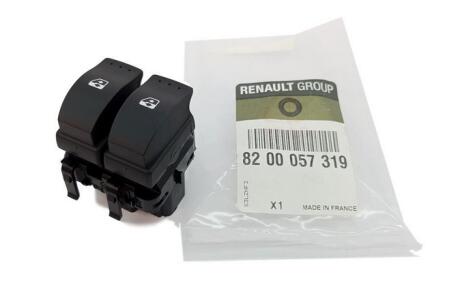 Кнопка стеклоподъемника (водительский на 2кнопки) TraficII, Opel VivaroA RENAULT 8200057319