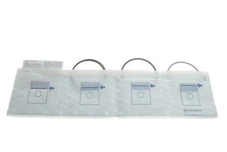 Кільця поршневі STD (на 1цил.) Skoda Fabia/Octavia / VW Polo 1.6 i 14-> KOLBENSCHMIDT 800116510000