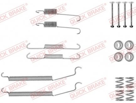 Монтажний комплект колодки QB105-0039 QUICK BRAKE 105-0039