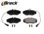 Гальмівні колодки, дискові BRECK 23602 00 703 10 (фото 4)