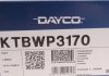 Комплект ГРМ + насос Fiat Doblo 1.9D/JTD 01- (190x24) DAYCO KTBWP3170 (фото 21)