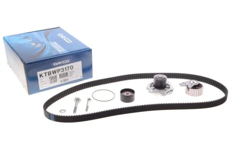 Комплект ременя газорозподільного механізму з водяним насосом DY DAYCO KTBWP3170