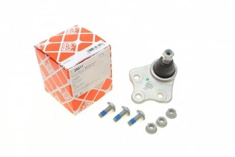 Опора кульова (передня/зверху) MB E-class (W211) 02-11 (к-кт) FEBI BILSTEIN 28511