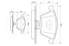 Колодки гальмівні (передні) Ford Focus/Mazda 3/Volvo C30/C70/S40/V50/Opel Vectra C 05-14/V40 12- BOSCH 0 986 494 077 (фото 2)