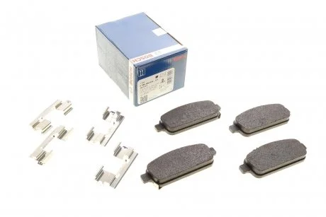 Колодки гальмівні (задні) Opel Astra J 09 - R16 (Ate) BOSCH 0 986 494 666