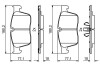 Колодки тормозные (передние) Land Rover Range Rover Velar/Jaguar XE/XF/I-Peace 2.0/3.0 15- BOSCH 0 986 494 829 (фото 2)