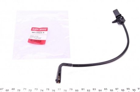 Датчик износа тормозных колодок (передних) Audi A4/A5/Q5 15- (L=283mm) QUICK BRAKE WS0403A