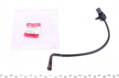 Датчик износа тормозных колодок (передних) Audi A4/A5/Q5 15- (L=283mm) QUICK BRAKE WS0403A