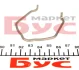 Фіксатор патрубка інтеркулера VW T5/Caddy 1.9/2.5TDI 03- (51.3 мм) VAG 1J0 145 769F (фото 1)