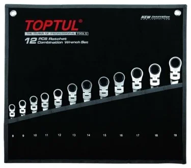 Набір ріжково-накидних ключів TOPTUL Toptul GPAQ1204