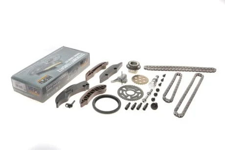 Комплект цепи ГРМ BMW 3 (F30)/4 (F32,E82)/5 (F10) 07- (цепь, натяжник, шестерня) HEPU 21-0421