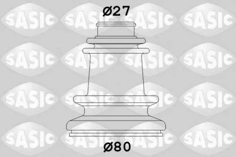 Комплект пильовиків гумових SAS4003419 SASIC 4003419