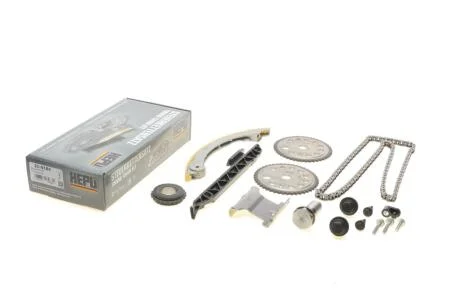 Комплект цепи ГРМ Opel Vectra B/C/Astra G 2.0-2.2.2 01- (цепь, натяжник, шестерня) HEPU 21-0184